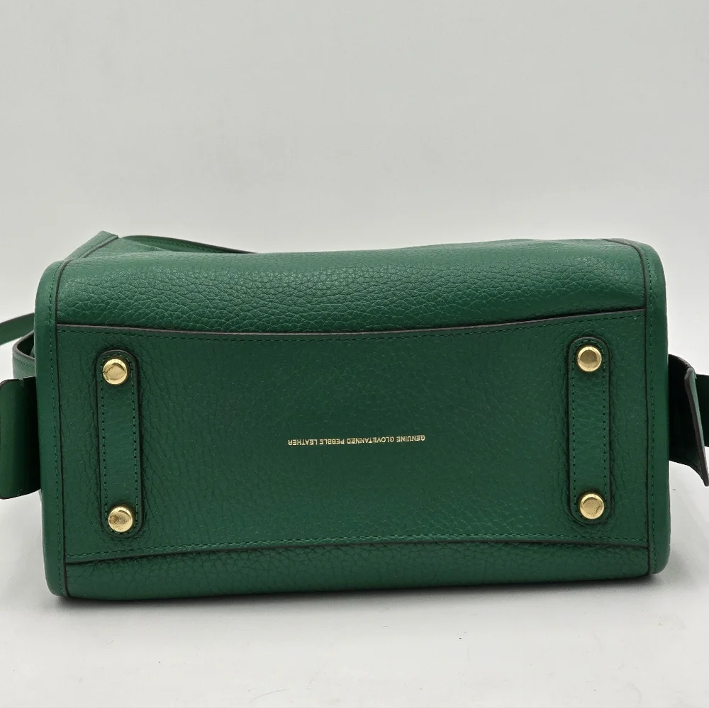 Coach Rogue Satchel 25 In Glovetanned Pebble Leather, Shamrock- Includes Charm - Picture 4 of 16